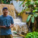 Mark Berry operating DJI Mavic Pro in Haiti