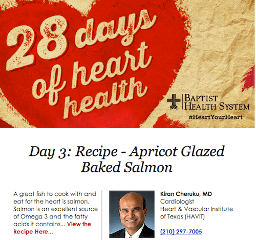 Baptist Health System 28 Days of Heart Month